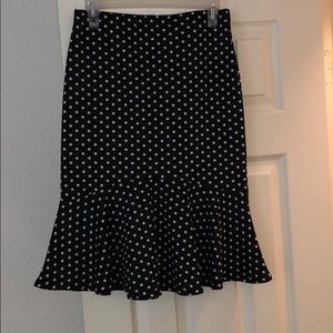 Polka dot skirt